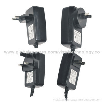 7.2W 9V/0.8A Plug Chargers/Adapters with 90-264V AC Input Voltage Range